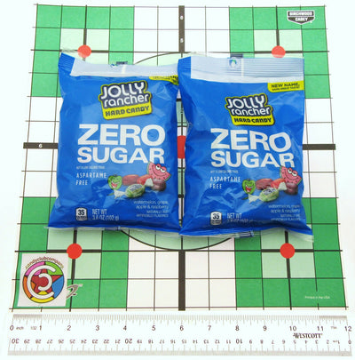 Jolly Rancher ~ ZERO SUGAR FREE  ~ Hard Candy ~ 3.6 oz Bags ~ Lot of 2 sweets