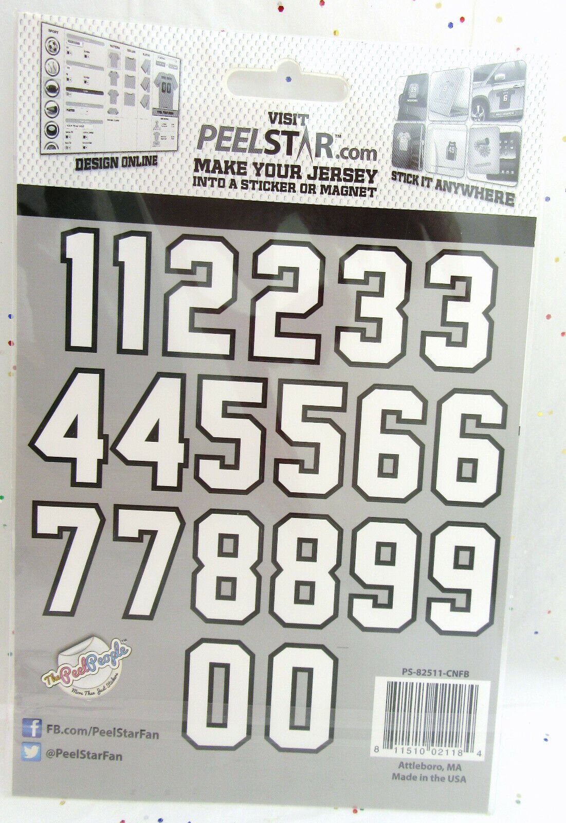 Make Your Own Sport Sticker ~ Football ~ Removable ~ By Peelstar