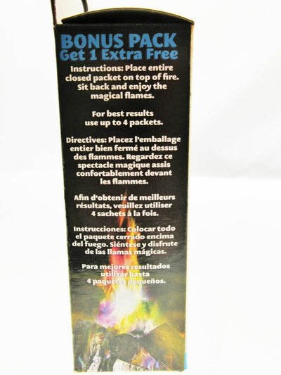 Funky Colored Flames Camp Fire Bonfire Party Fun Rainbow Colors Plus Bonus Pack