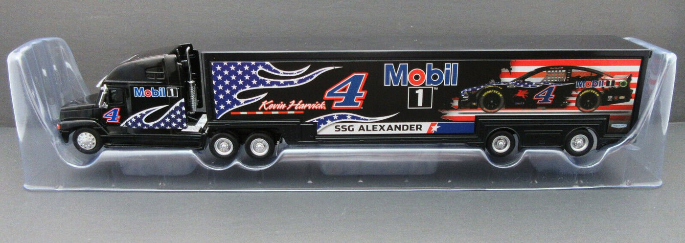 Kevin Harvick ~ Mobil 1 ~ Tractor Trailer~NASCAR Authentics Die Cast 1:64 Scale