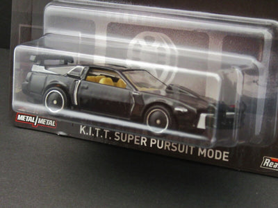 Knight Rider ~ KITT ~ K.I.T.T. Super Pursuit Mode Metal/Metal Real Riders 1:64
