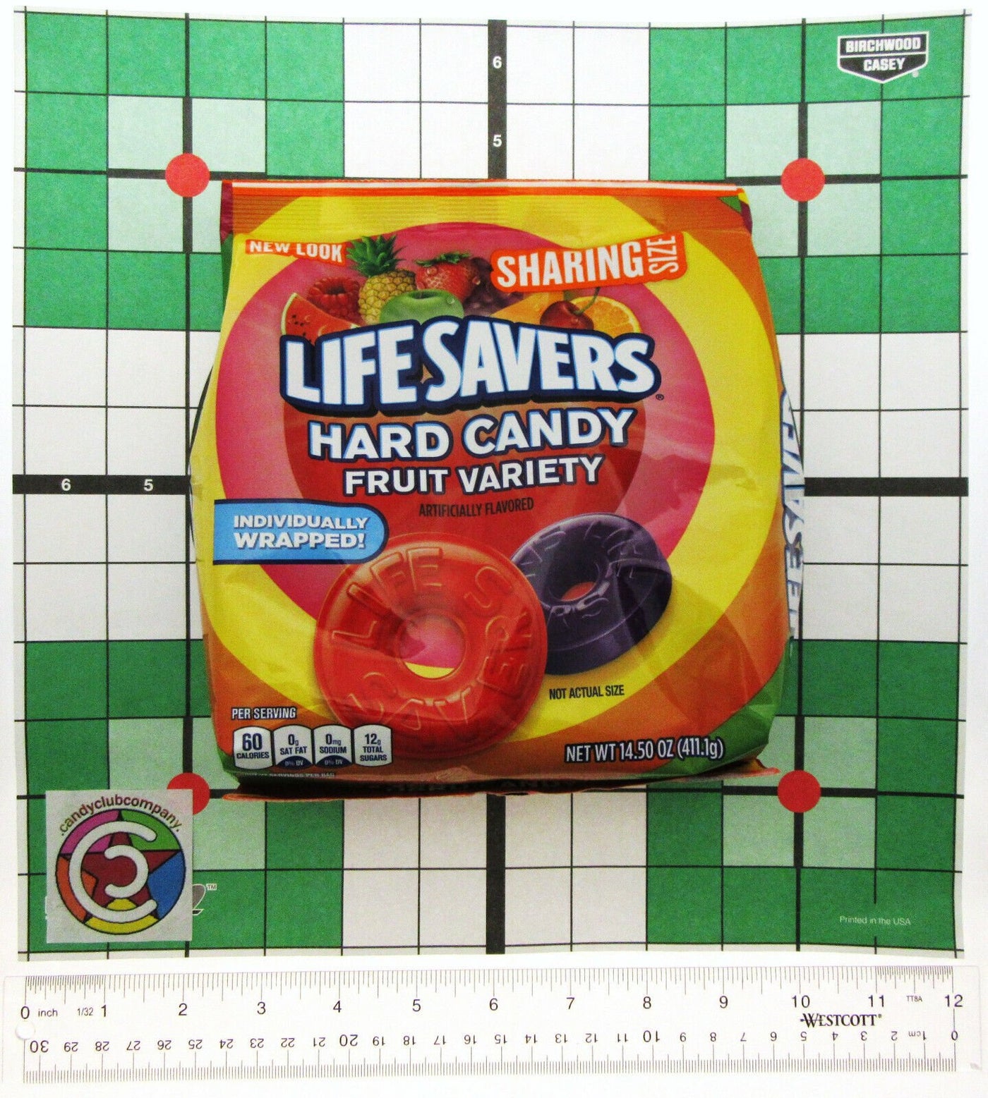 Lifesavers Fruit Variety 10 Flavor Individually Wrapped Hard Candy ~ 14.5oz Bag