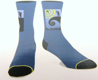Nighmare Before Christmas Socks ~ Fits Shoe Size 8-12 ~ Casual Crew ~ 6 Pair