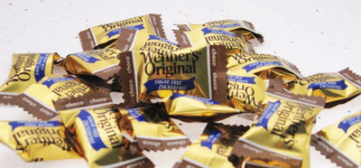 Werther's Sugar Free Caramel Chocolate 16oz Creamy Werthers Hard Candy 1 lb BFR