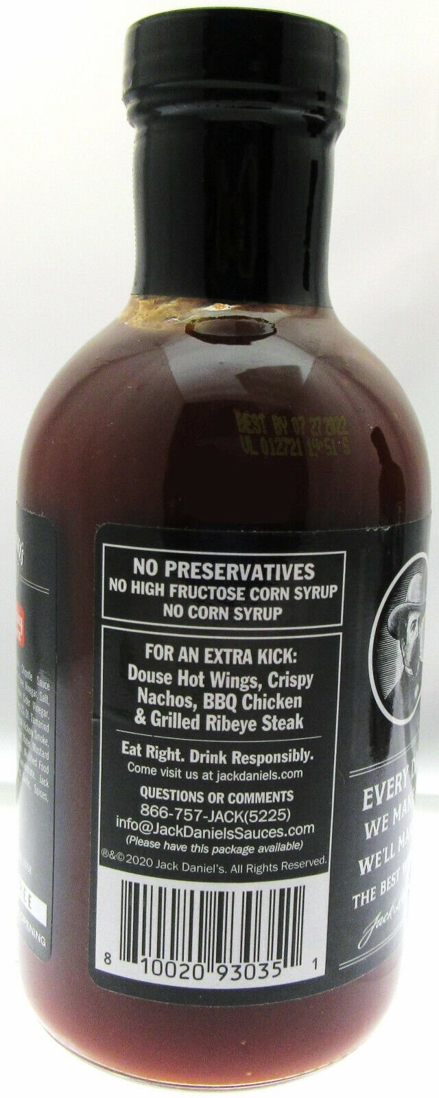 Jack Daniel's ~ Sweet & Spicy - 19.5oz - BBQ Barbeque Sauce