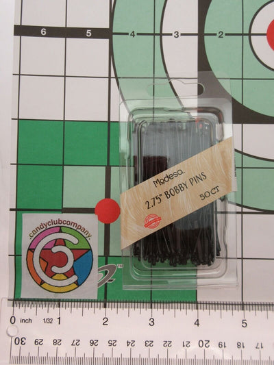 Modesa Hair Styling 2.75" Black Bobby Pins 100 pc Lot