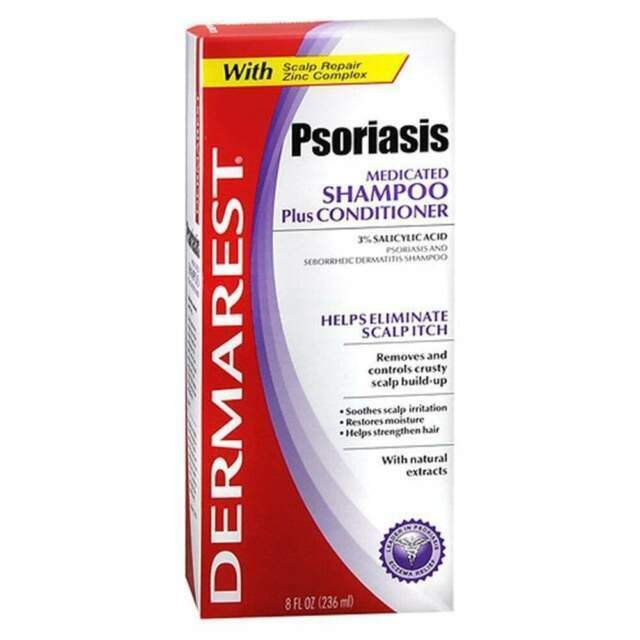 Dermarest Psoriasis Shampoo Conditioner Salicylic Acid 3% 8 fl oz Fragrance Free