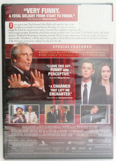 The Great Buck Howard ~ 2008 ~ Movie Comedy/Drama ~ New DVD