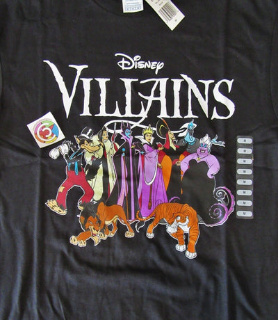Villains T Shirt ~ Medium Black Size M T Shirt