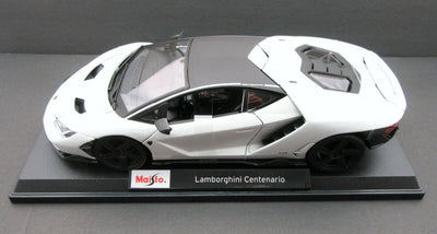 Lamborghini Centenario 2016 ~ White ~ 1:18 Metal Die Cast Car ~ Maisto