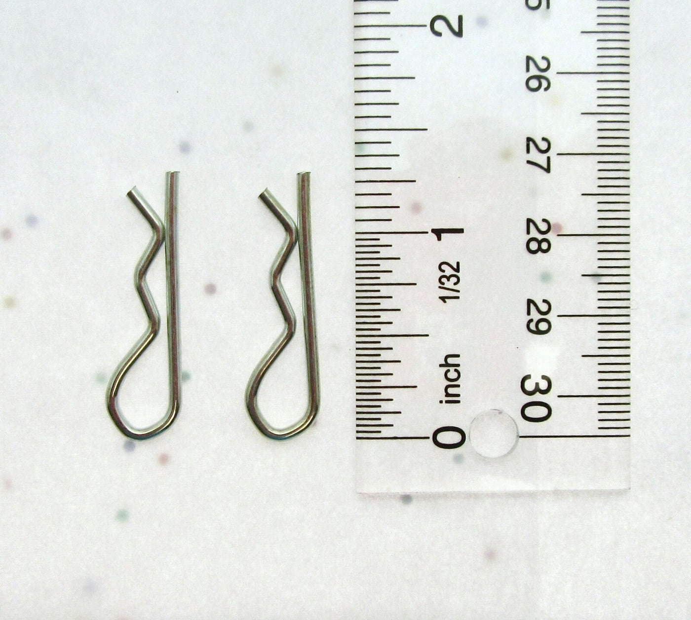 Hitch Pin Clip ~ 5/64 inch Diameter X 1 5/16" length ~ Zinc Plated Spring Steel