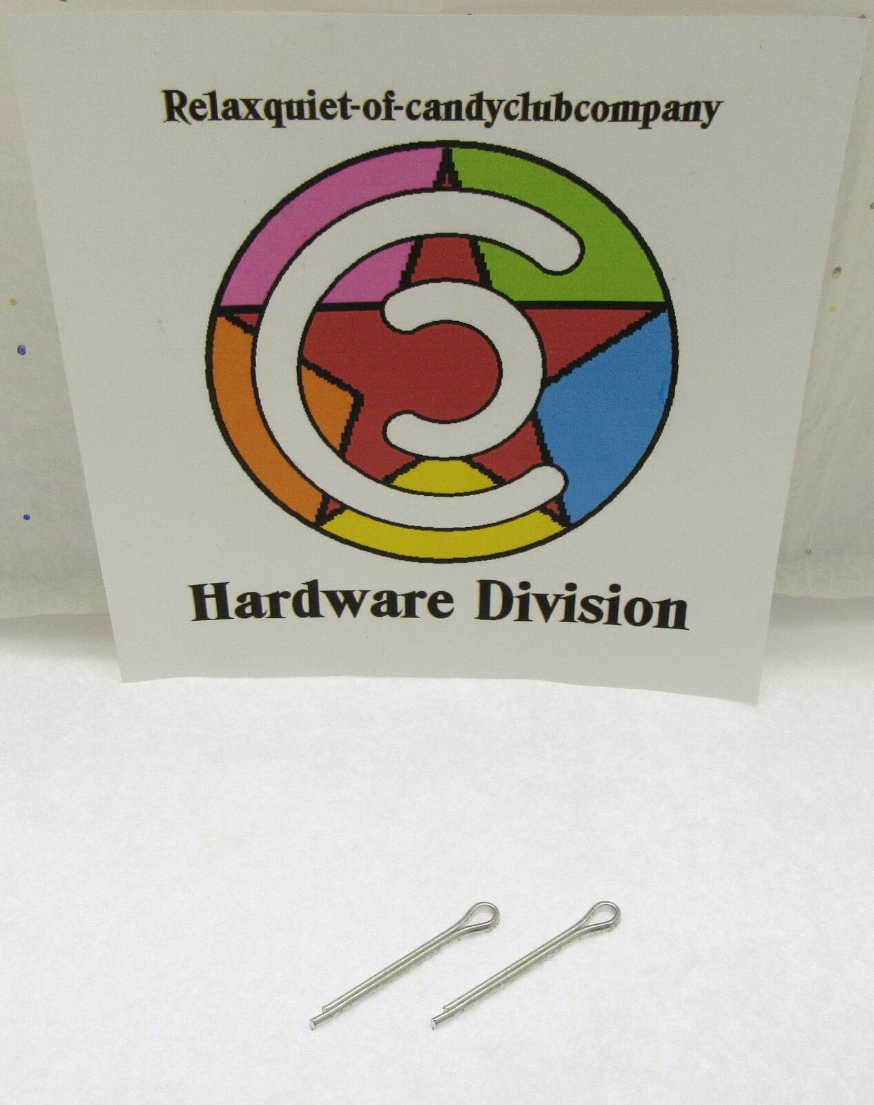 Cotter Split Pin ~ 1/8 inch x 1 1/4 inch ~ Extra Long ~ Zinc Plated ~ 2 Pack