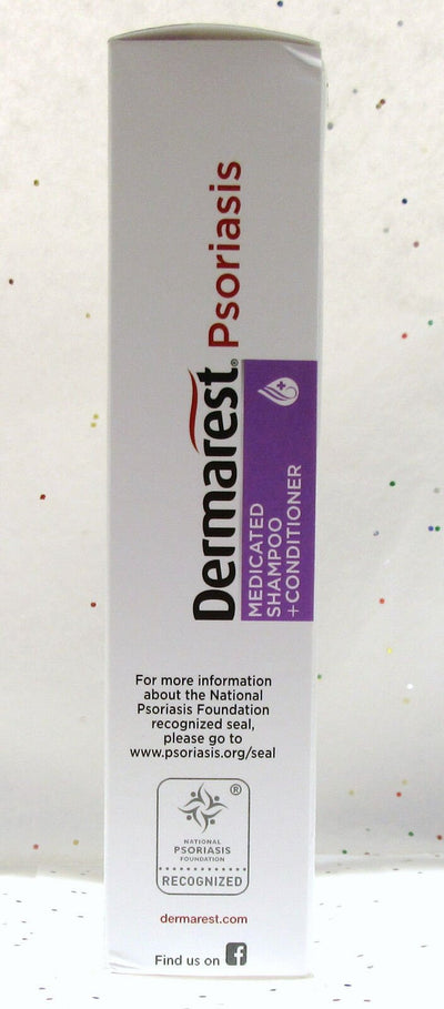 Dermarest Psoriasis Shampoo Conditioner Salicylic Acid 3% 8 fl oz Fragrance Free