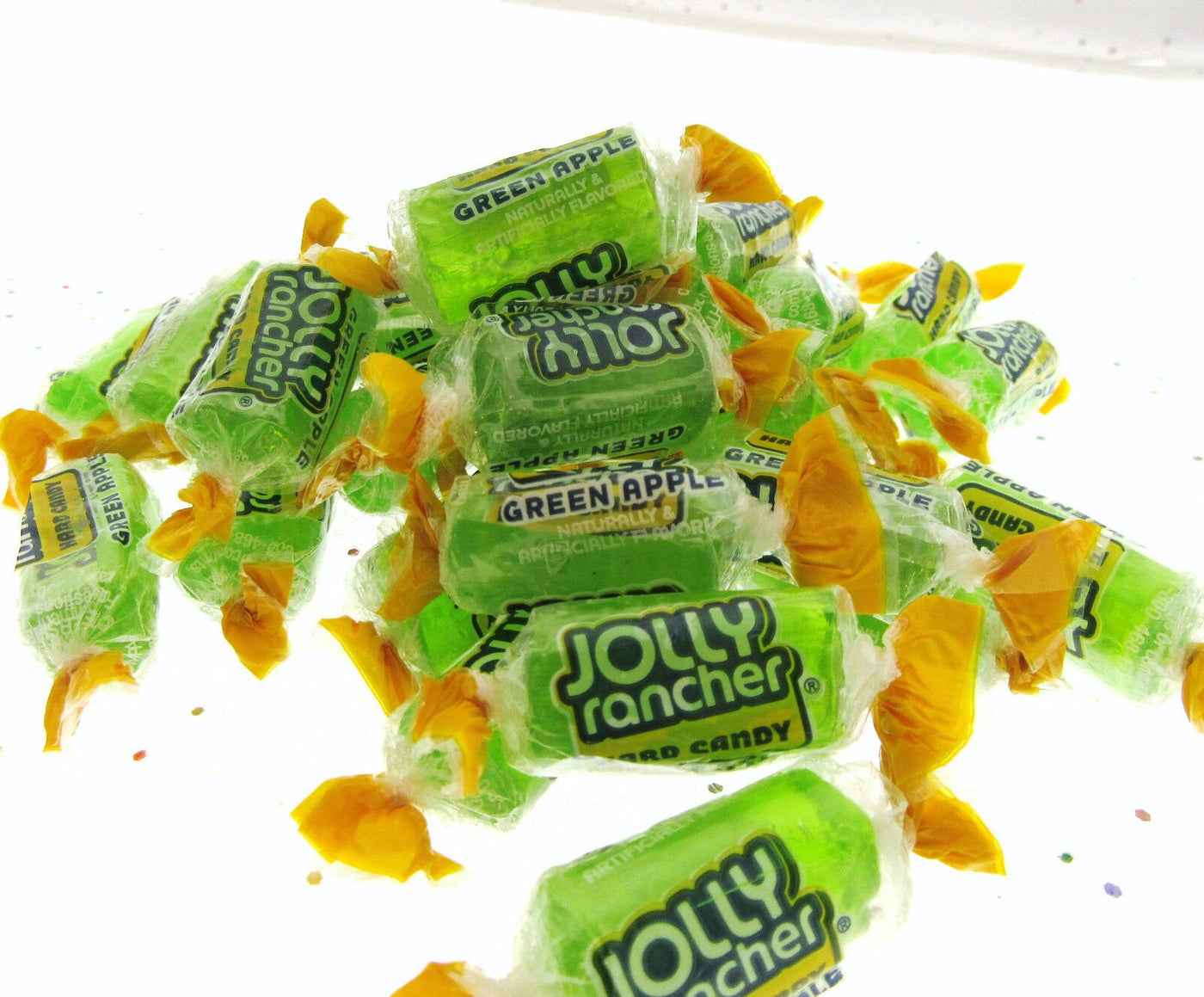 Jolly Rancher Green Apple ~ 8oz hard candy ~ Half Pound Candy