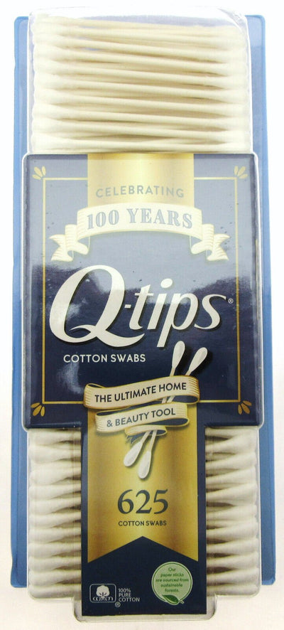 Q-tips 625 Count Cotton Swabs Brand Sealed Sterile Ears Lot BN