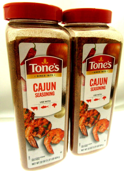 2 Pack 22 Ounce Tones Cajun Seasoning Spices Seafood Food Cooking  Buy it now
