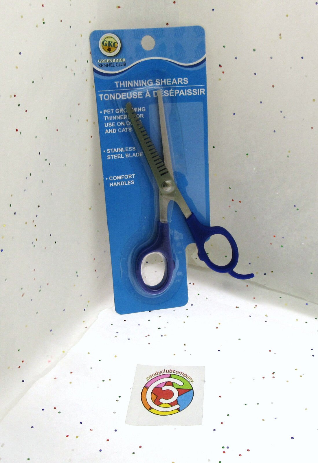 Dog Thinning Shears by Greenbrier Kennel Club Scissors ~ Pet Fur Grooming Care