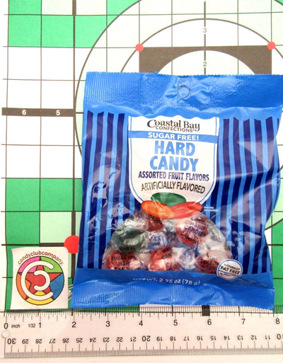 Assorted Fruit Sugar Free Coastal Bay Hard Candy 2.75oz bag Lot of 2