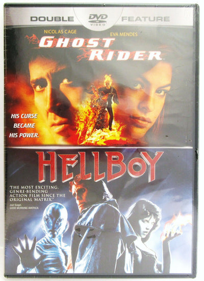 Ghost Rider / Hellboy ~ 2007 / 2004 ~ Double Feature ~ Movie ~ New DVD