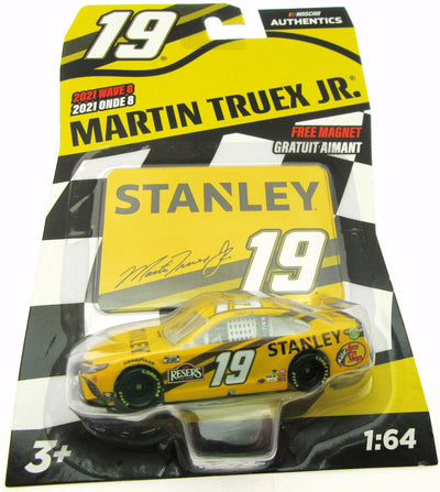 Martin Truex Jr. ~ Stanley ~ NASCAR Authentics ~ w/Magnet ~ Die Cast  1:64 Scale