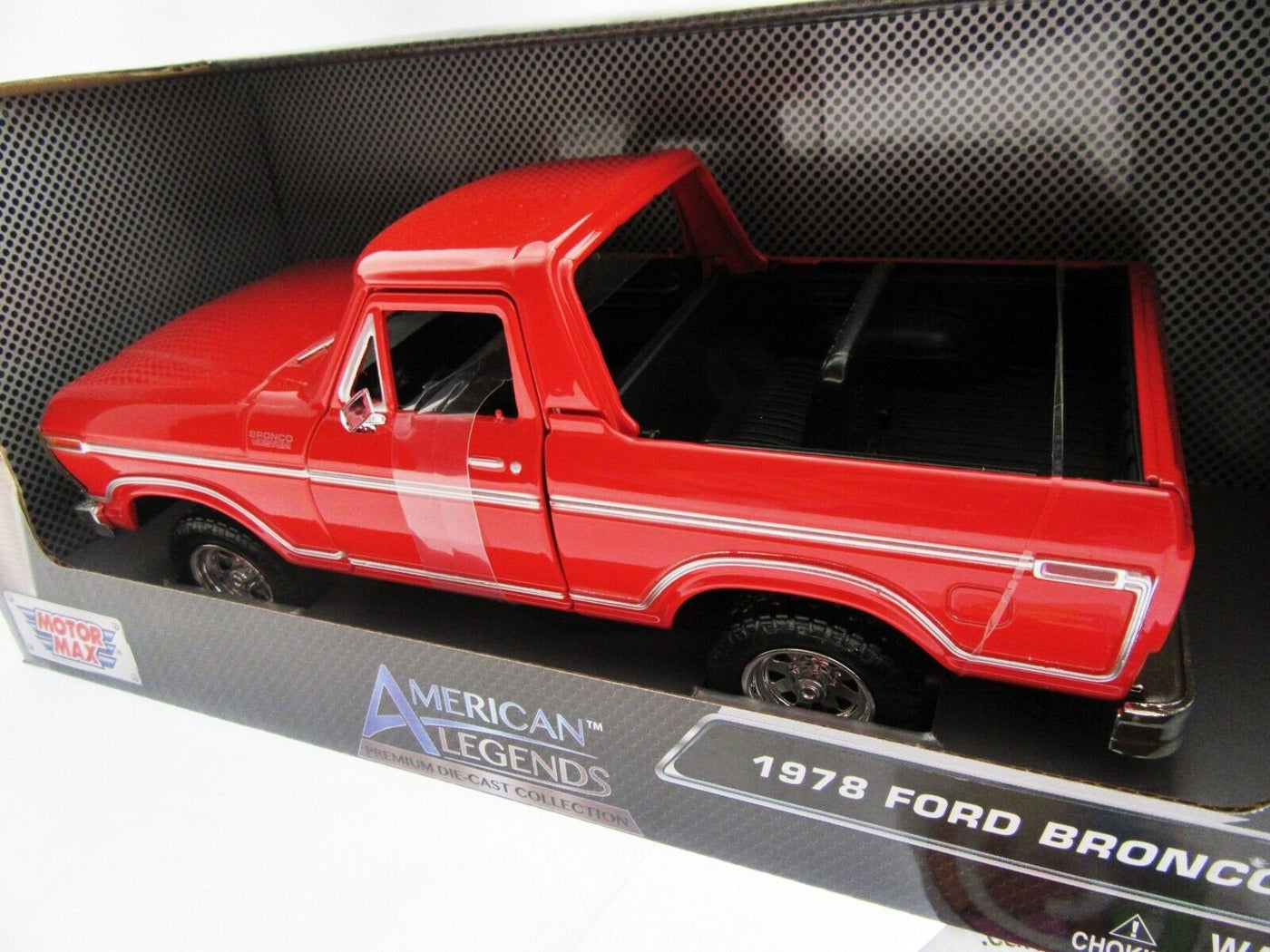 1978 Ford Bronco ~ Red ~ 1:27 Die Cast ~ American Legends