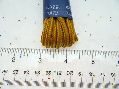 Boot Shoe Laces ~ 2 ~ 72 inch / 182cm ~ Tan