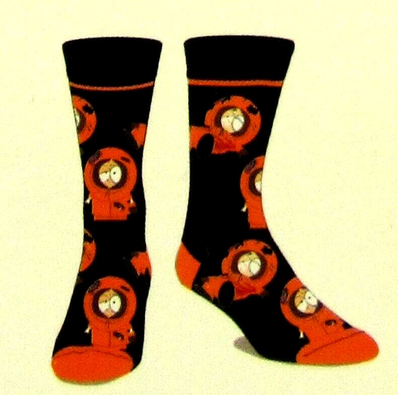South Park Socks ~ Fits Shoe Size 8-12 ~ Casual Crew ~ 6 Pair