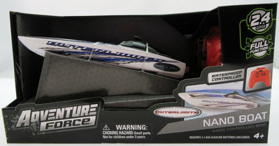 Nano RC Boat Blue World Champion Outterlimits  Adventure Force Radio Controlled