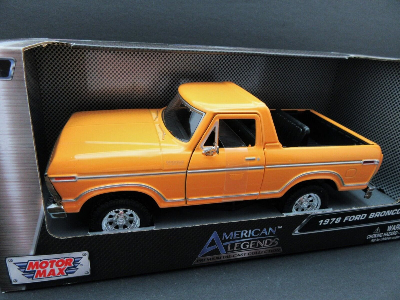 1978 Ford Bronco ~ Yellow ~ 1:27 Die Cast ~ American Legends