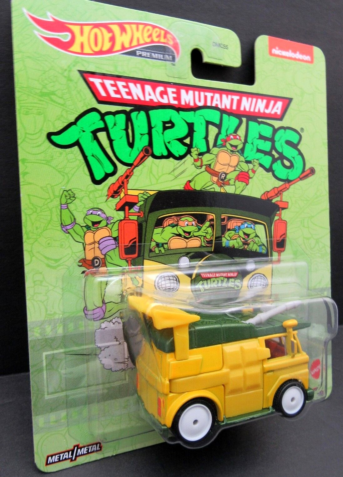 Teenage Mutant Ninja Turtles Party Wagon ~ Hot Wheels Premium ~ Die Cast