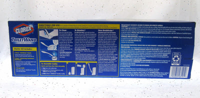 Clorox Kit Toilet Wand CADDY and 6 Disinfecting Refill Heads Clean BFR