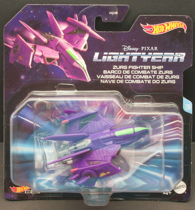 Lightyear ~ Zurg Fighter Ship ~Disn/Pix Movie ~ Spaceship ~ Diecast ~ Hot Wheels