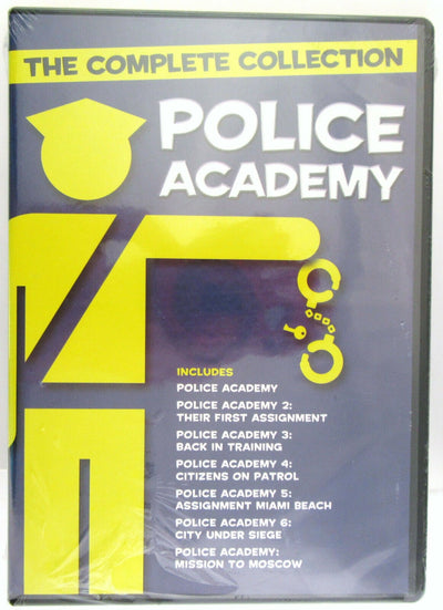 Police Academy ~ 7 Film Collection ~ Steve Guttenberg ~ Comedy Movie ~ New DVD