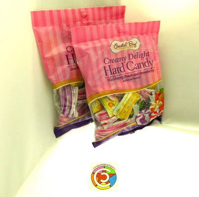 Creamy Delight Hard Candy ~ Coastal Bay 6oz bag Lot of 2