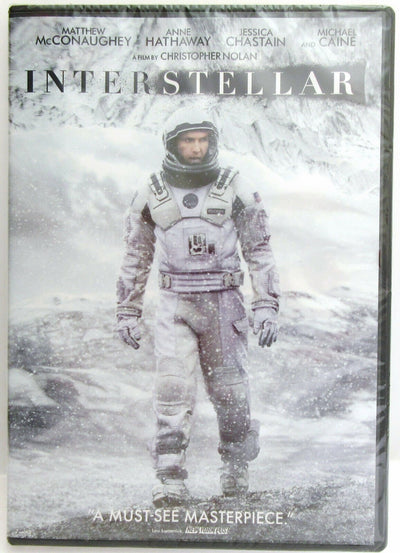 Interstellar ~ Matthew McConaughey ~ 2014 ~ Epic Sci-Fiction ~ Movie ~ New DVD
