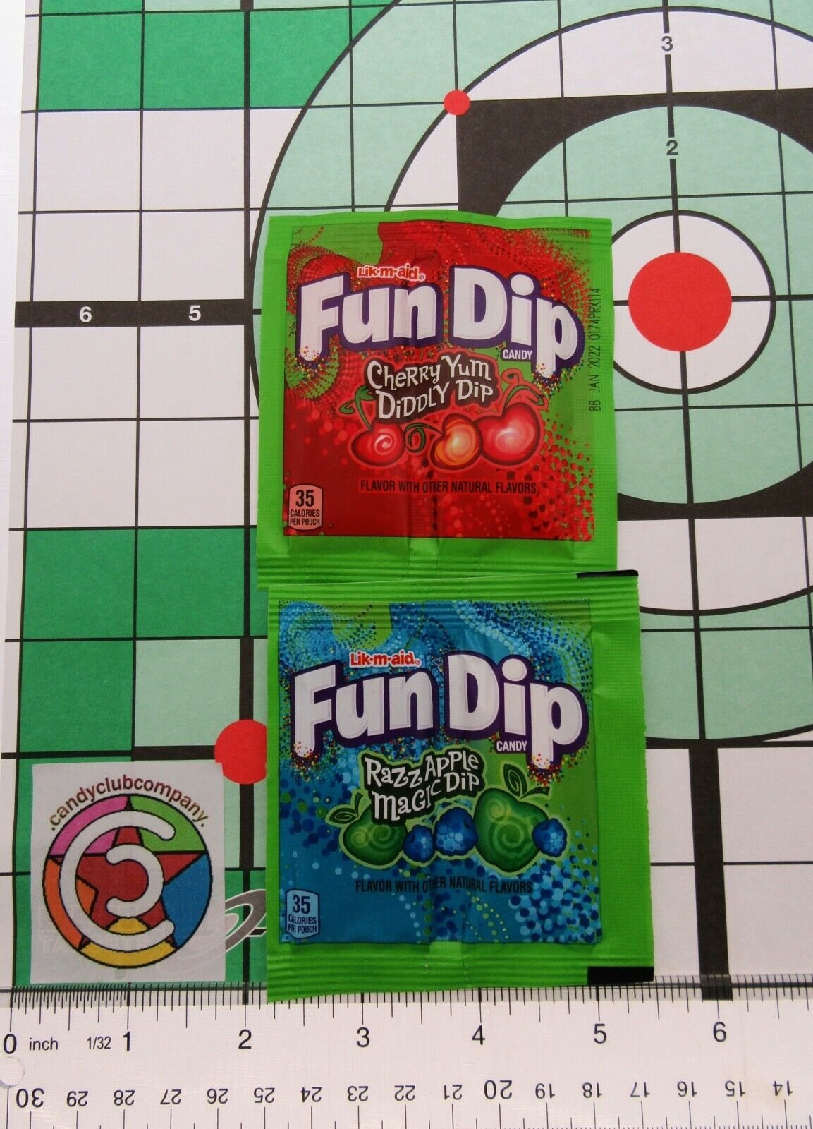 Fun Dip ~ Razz Apple Magic Dip and Cherry Yum Diddly Dip ~ Candy