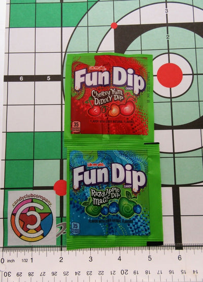 Fun Dip ~ Razz Apple Magic Dip and Cherry Yum Diddly Dip ~ Candy