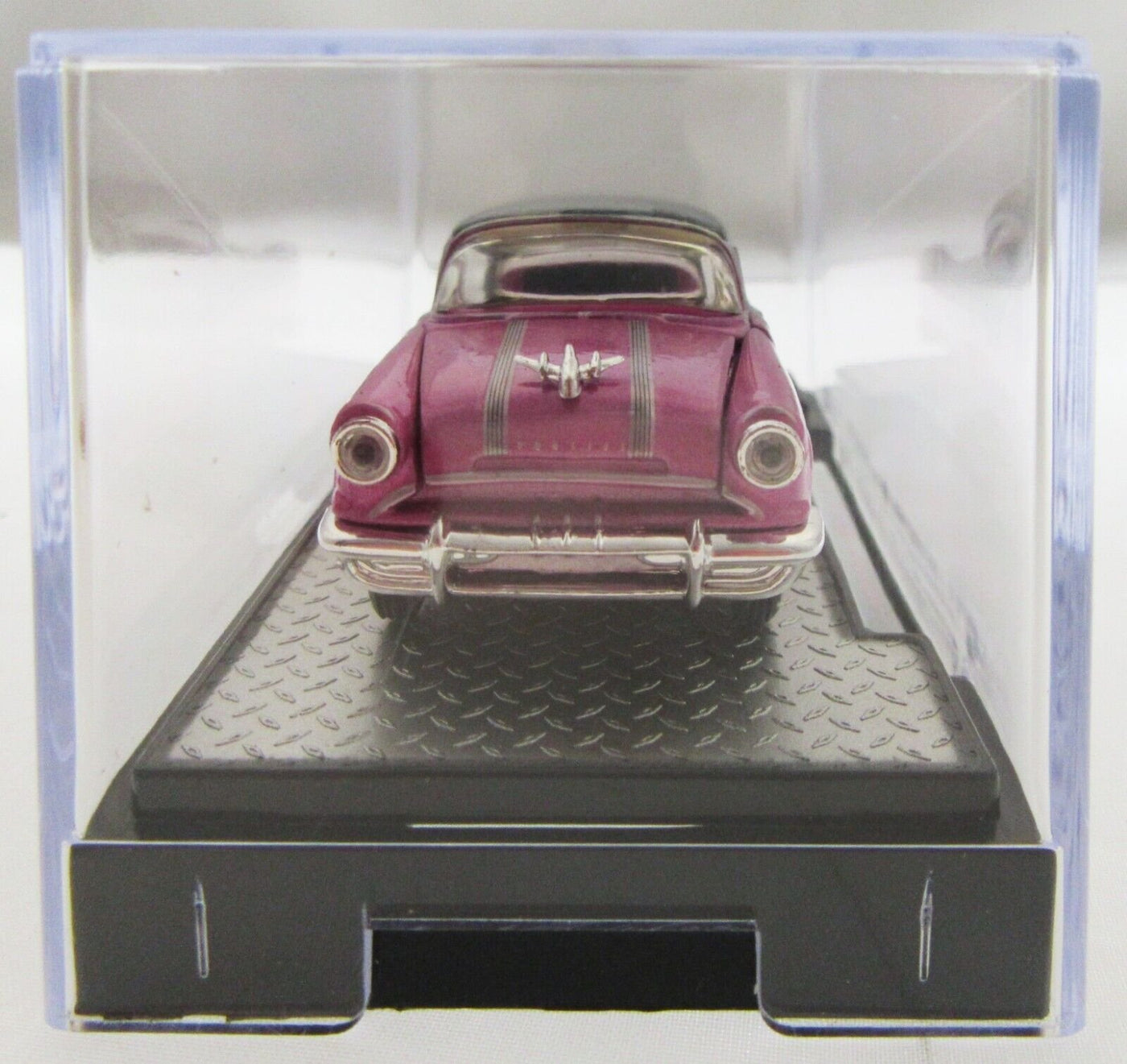 1955 Pontiac Star Chief ~ PINK ~ M2 Details ~ 1:60 scale ~ Die Cast Car