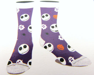 Nighmare Before Christmas Socks ~ Fits Shoe Size 8-12 ~ Casual Crew ~ 6 Pair