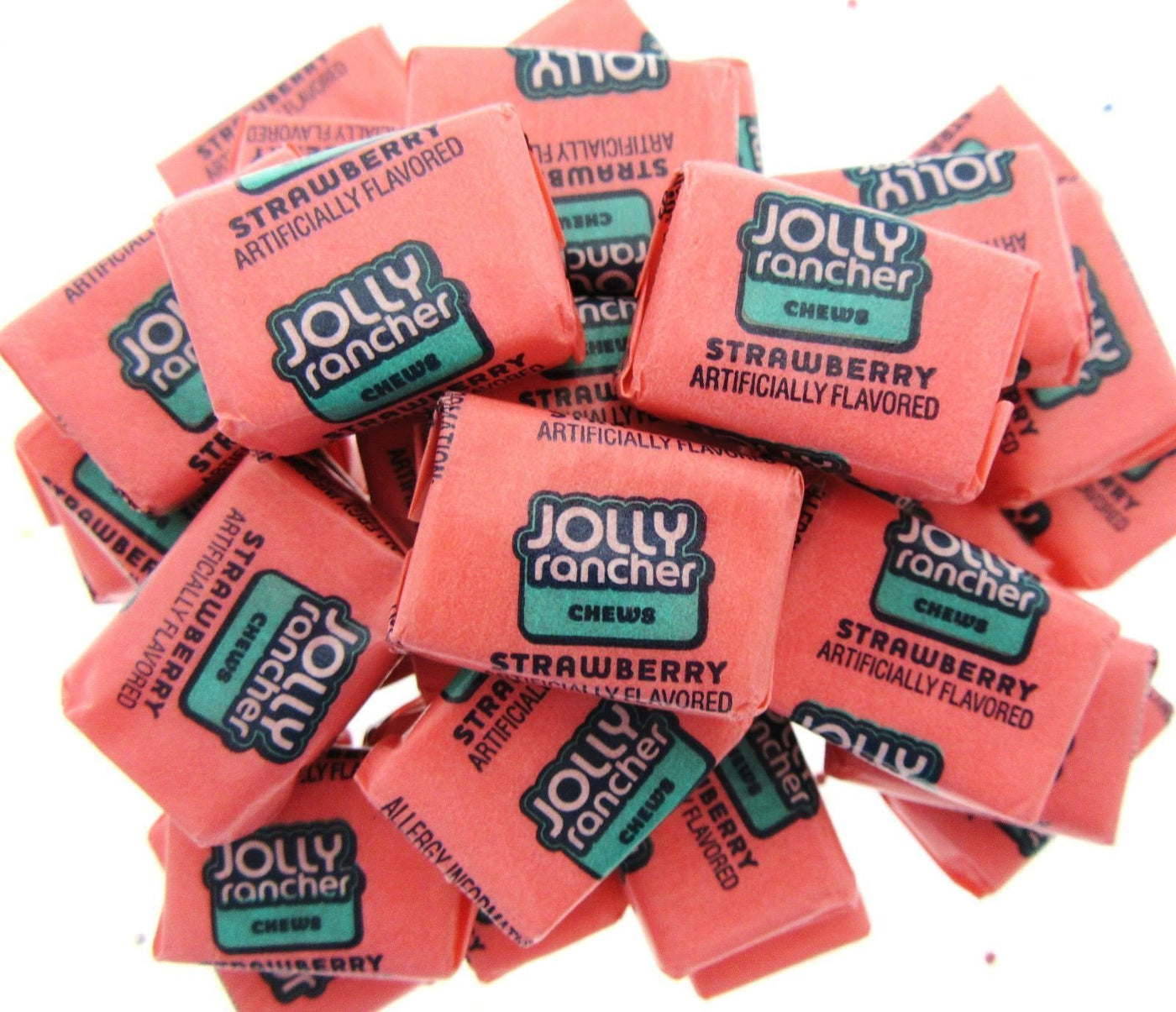 Jolly Rancher Strawberry Chews ~ 8oz American Strawbarry candy Half Pound