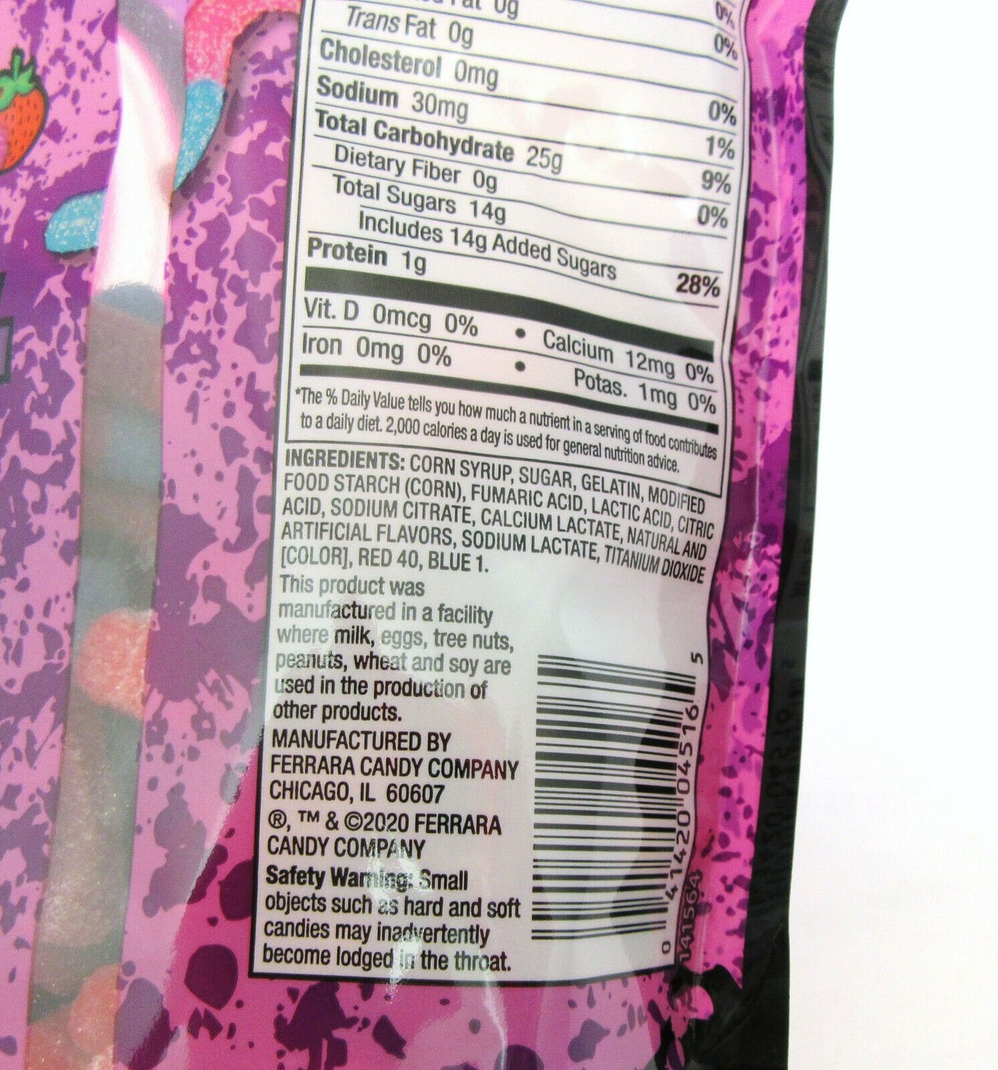 Trolli ~ Very Berry ~ Sour Brite Crawlers Gummi Worms ~ Resealable 14oz Bag