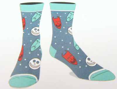 Nighmare Before Christmas Socks ~ Fits Shoe Size 8-12 ~ Casual Crew ~ 6 Pair