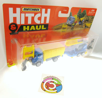 Hitch & Haul Matchbox ~ Dump Truck / MBX Cement Mixer ~ Gray ~ 1:64 scale