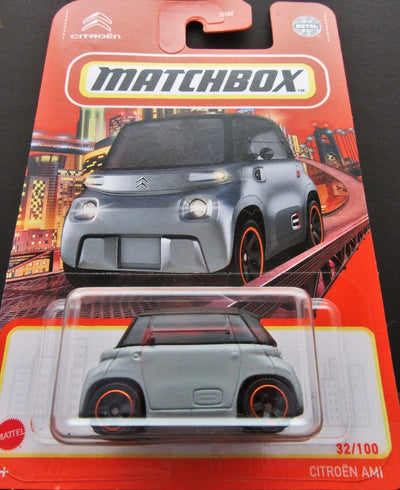 Citroen AMI Gray ~ Electric Urban Mobility Quadricycle ~ 1:64 Scale ~ Matchbox