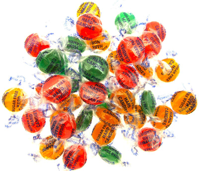 Coastal Bay Fat / SUGAR FREE 8oz Assorted Fruit Flavors Hard Candy Candies