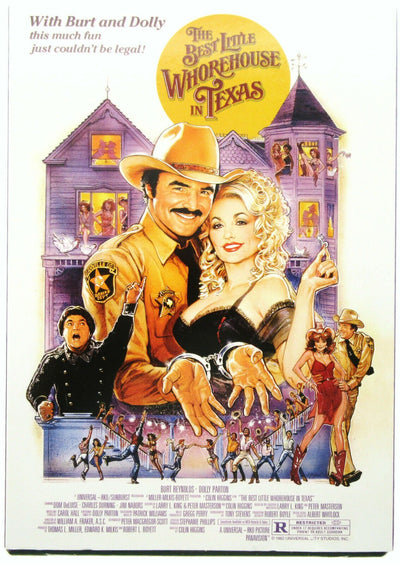 The Best Little Whorehouse in Texas ~ Dolly Parton, Burt Reynolds New DVD Movie