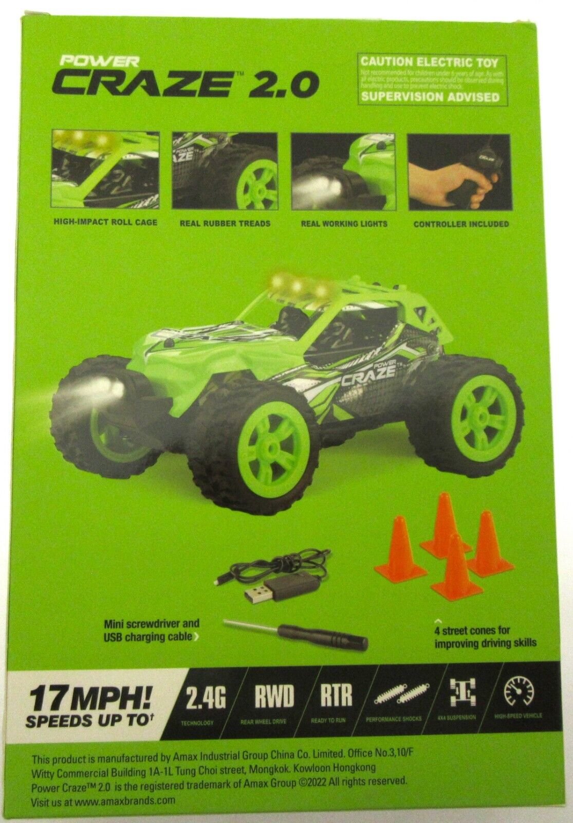 RC Buggy ~ Compact ~ Green ~ Trail Racers ~ Off Road