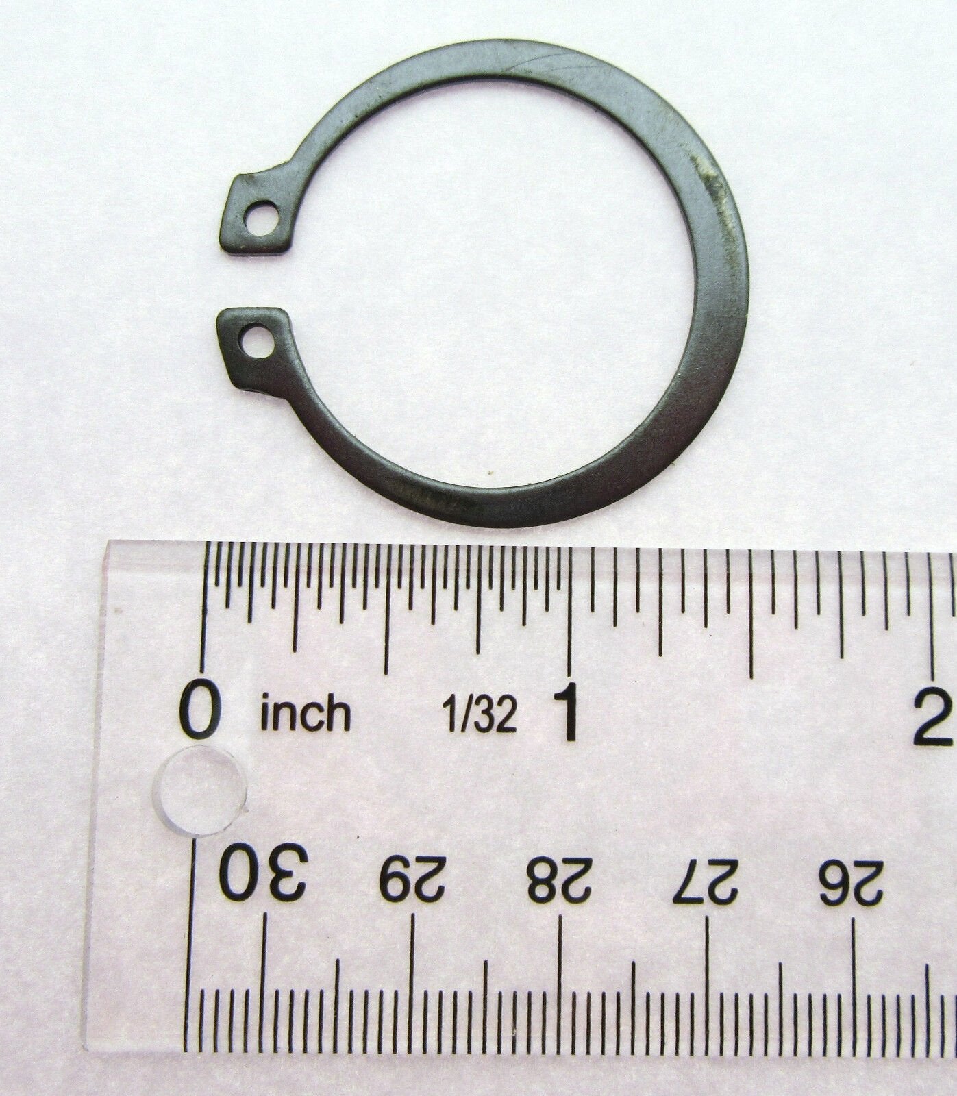 External Retaining Snap Ring ~ 1 1/4 inch~ Black Oxide ~ Spring Steel