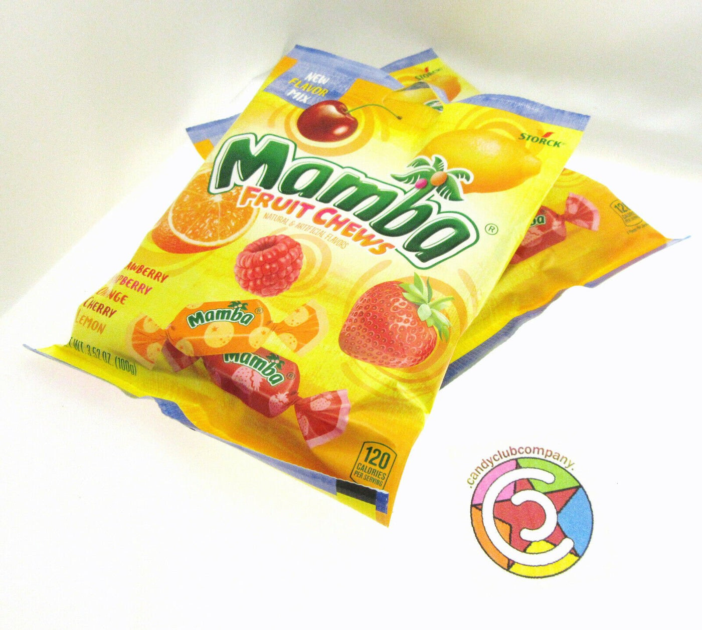 Mamba ~ Fruit Chews ~ American Candy ~ 3.52oz Bag ~ Lot of 2